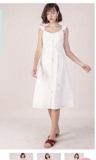 TTR BNWT Ollie Button Midi Dress