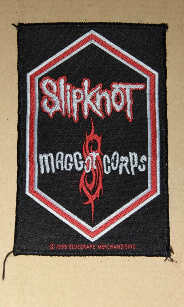 Vintage Slipknot Maggot Corps Patch, Men's Fashion, Accessories, Others ...