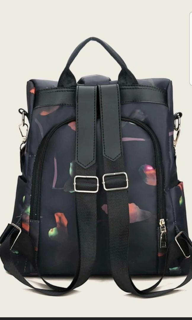 Zip around back detail backpack 2025