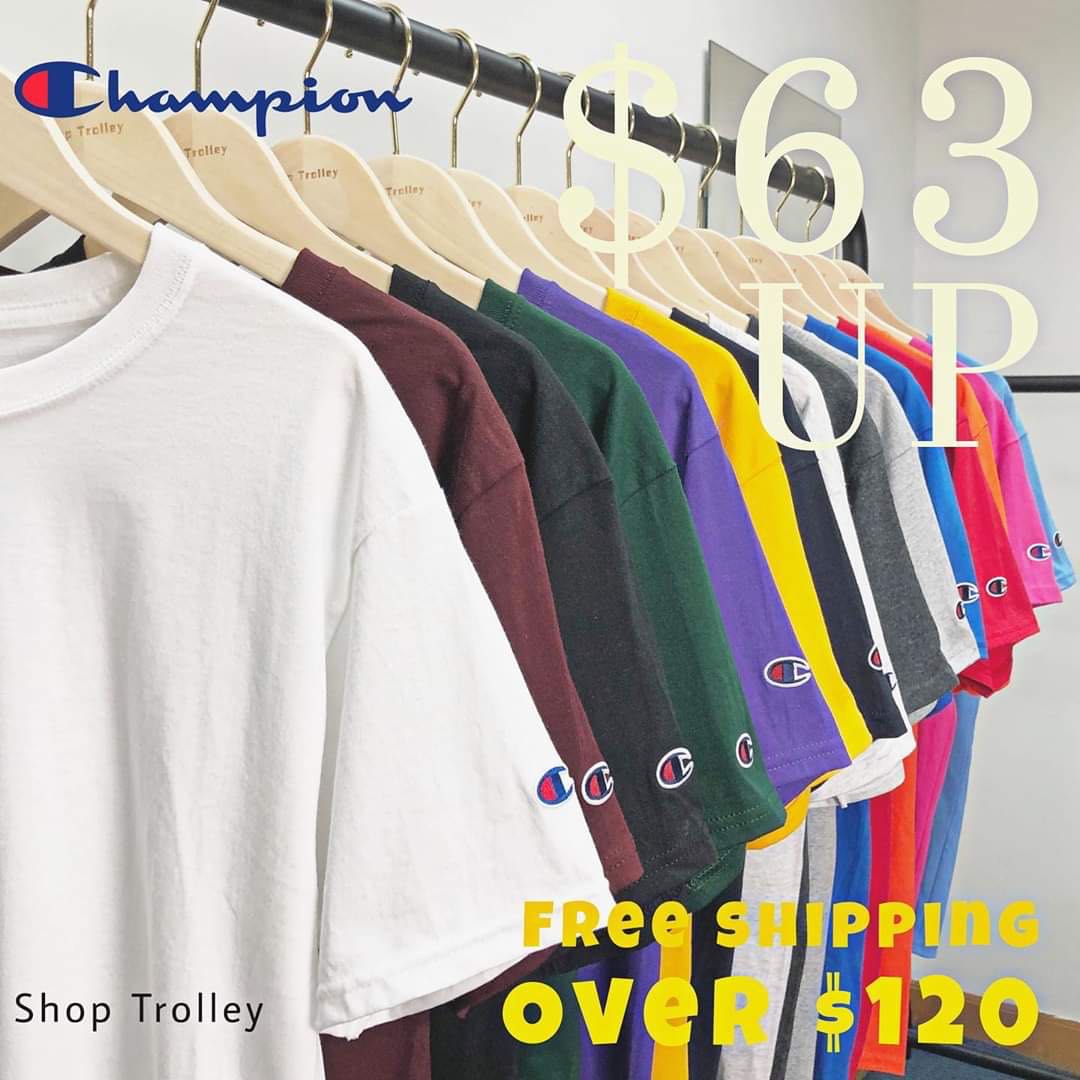 champion blank tee