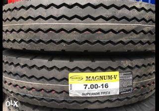 700-16 Magnum tires  Brandnew tire with tube and flap pick up price