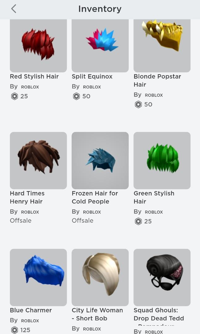 Frozen Hair For Cold Roblox