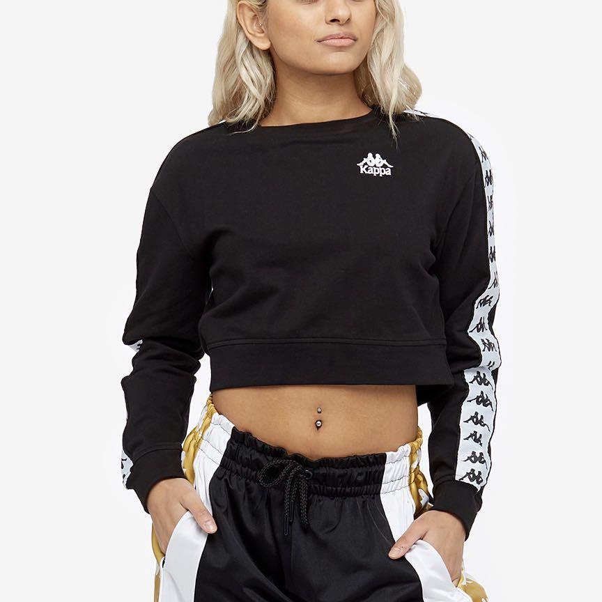 kappa cropped sweatshirt