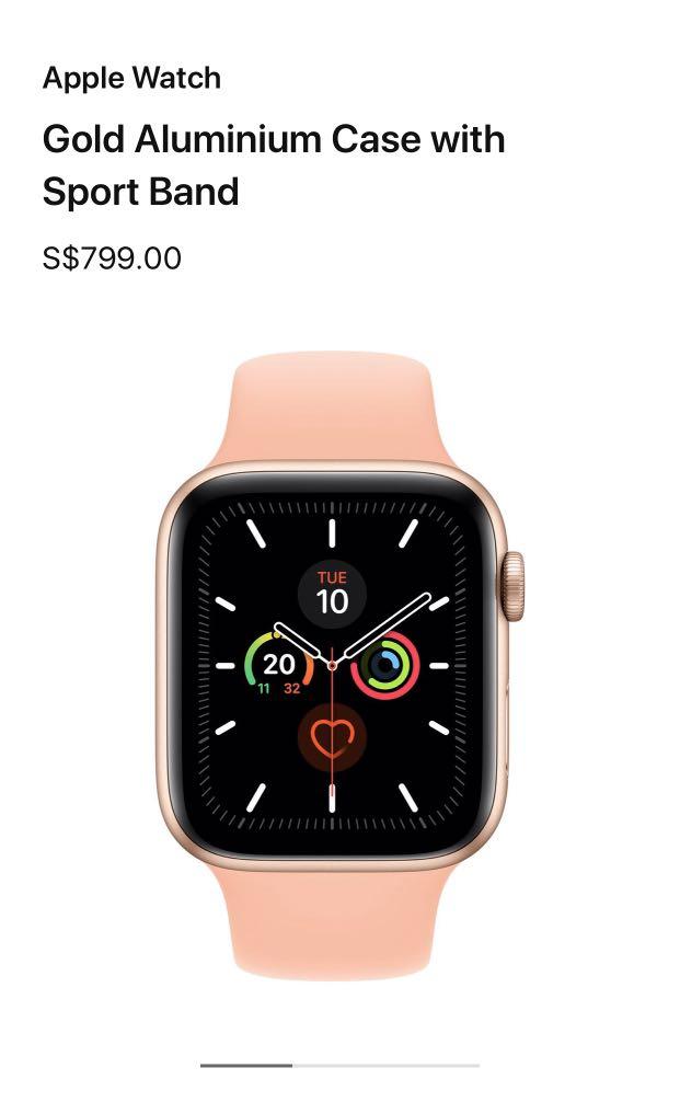 Apple watch hotsell series 5 starhub