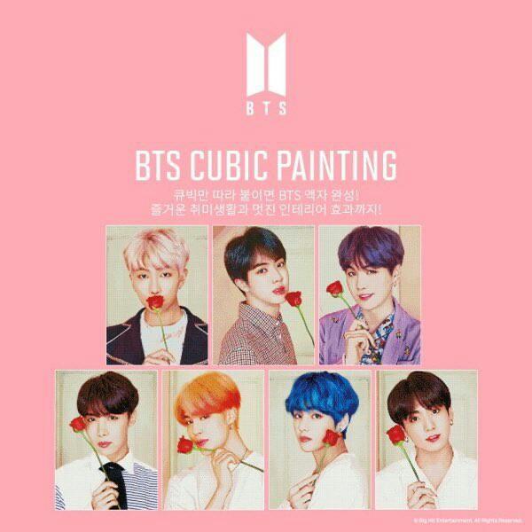 BTS CUBIC PAINTING ILOVEPAINTING x BTS Preorder OFFICIAL