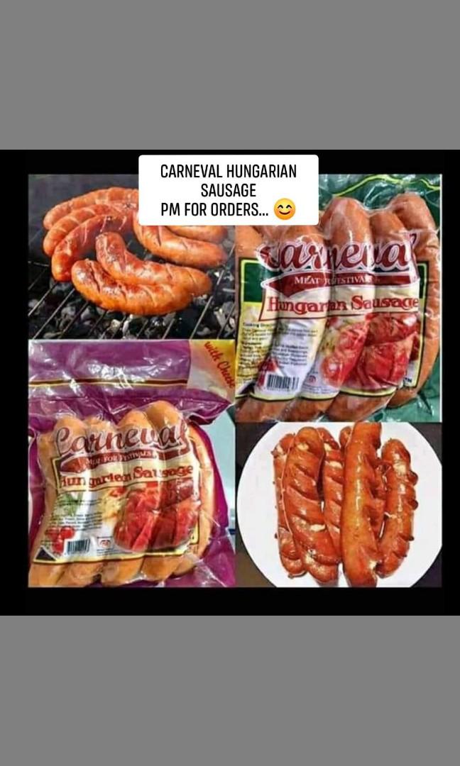 Carneval Hungarian Sausage 1kg, Food & Drinks, Local Eats on Carousell