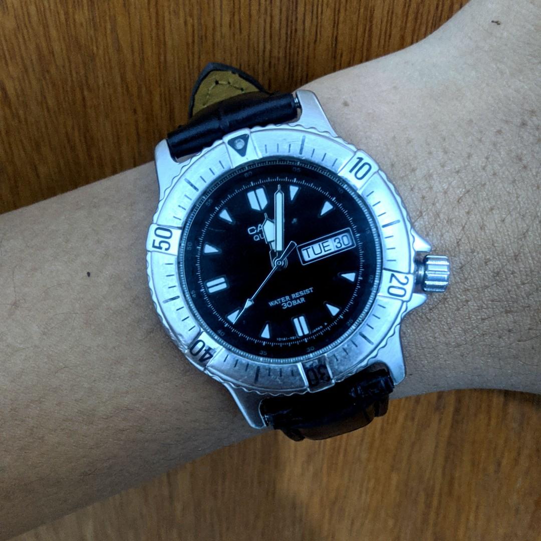 CASIO DIVER WATCH 300M MD-900, Fesyen Pria, Jam Tangan di Carousell