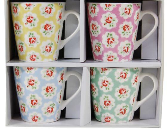 cath kidston mugs set of 4