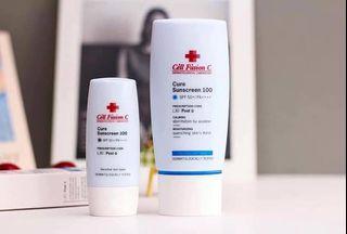 [Cell Fusion C] Cure Sunscreen 100 15ml (EXP 06/21)