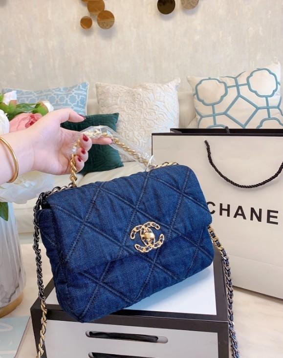 Chanel Denim Bag, Luxury, Bags & Wallets On Carousell