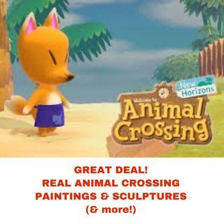 <SALE>  Animal Crossing Paintings/Sculptures/Fossils