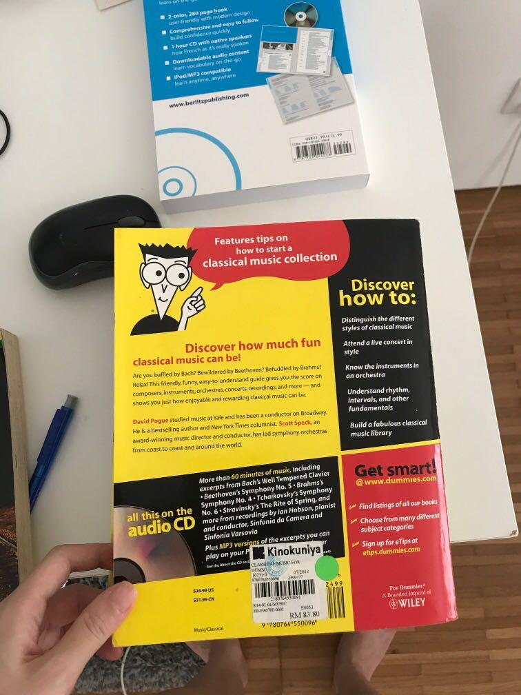 Classical Music for dummies, Hobbies & Toys, Books & Magazines