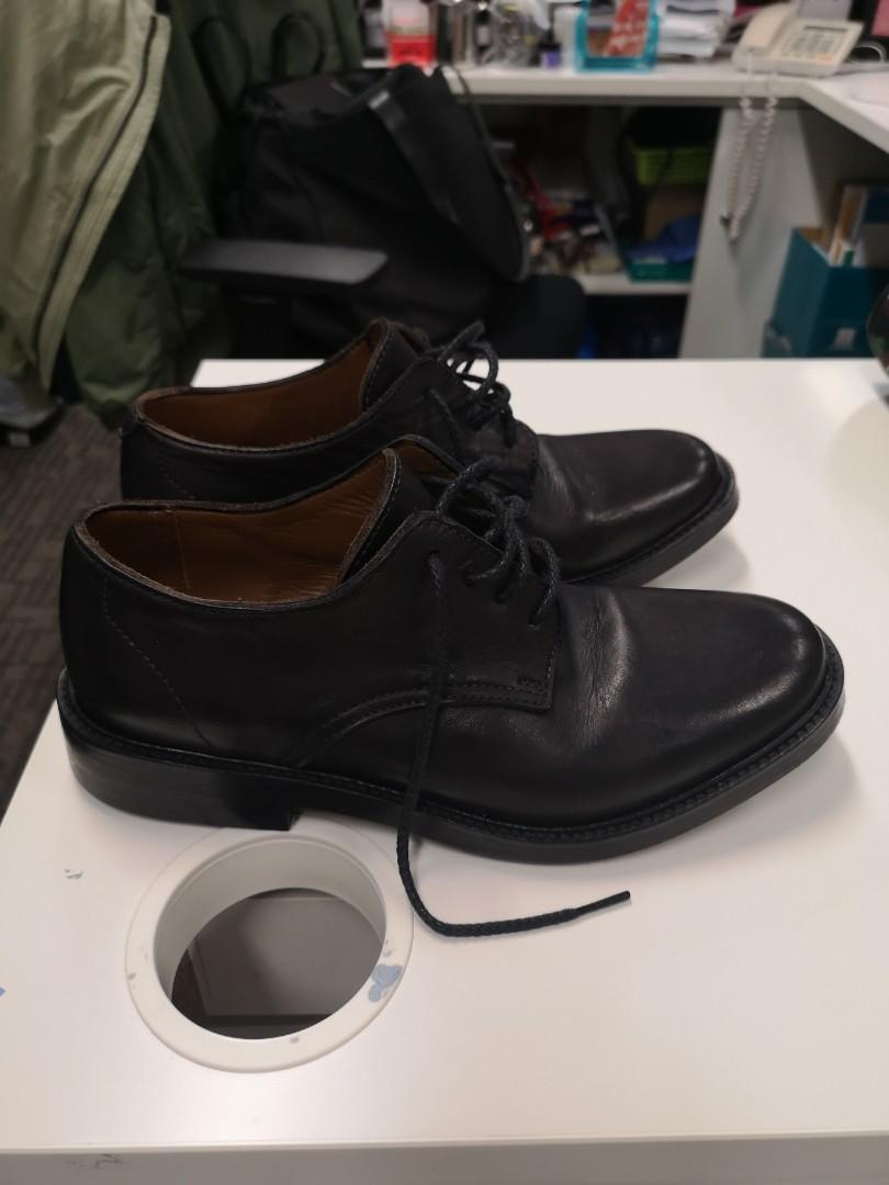 cdg leather shoes