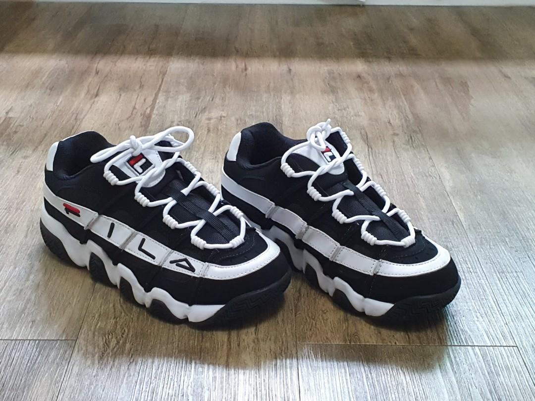Cool black and white fila shoes??, Men's Fashion, Footwear, Sneakers on  Carousell