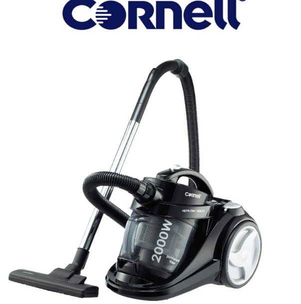 Cornell Canister Vacuum Cleaner w/ Hepa Filter, Cyclone System, TV
