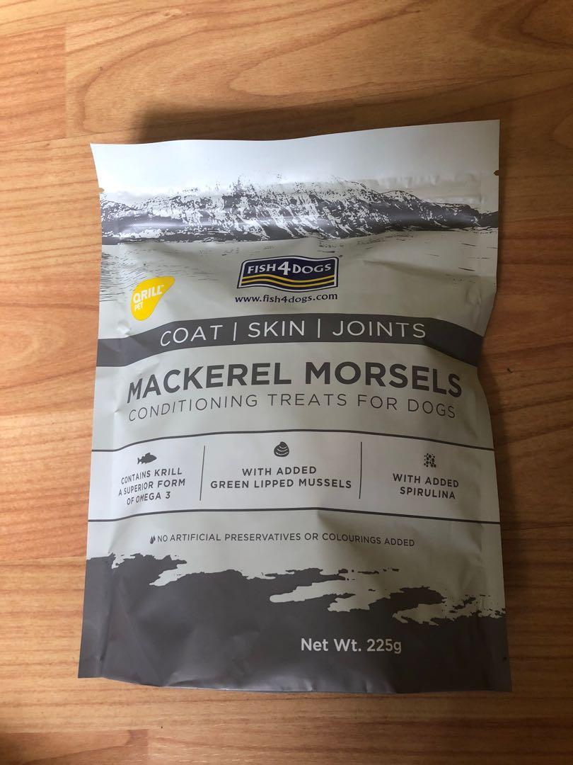 FISH4DOGS Mackerel Morsels with Krill Skin Coat Joints Conditioning Treat Pet Supplies Pet Food on Carousell