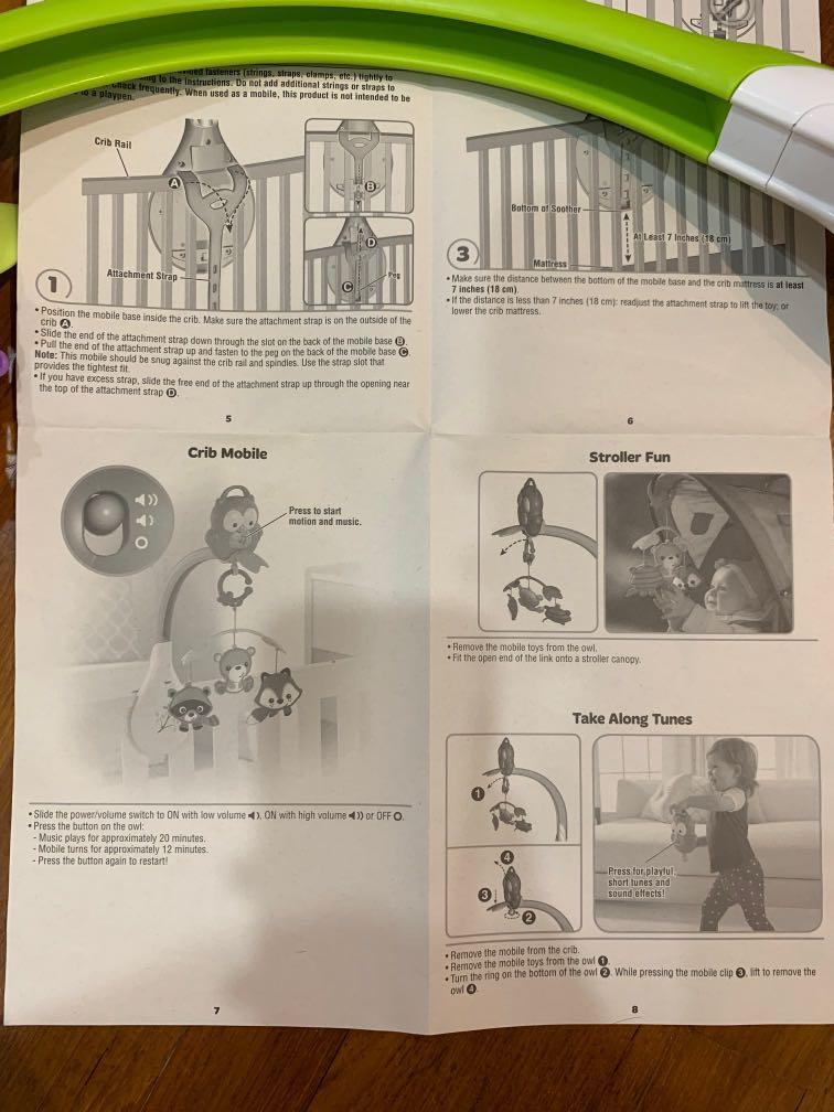 Fisher Price Crib Mobile, Babies & Kids, Infant Playtime on Carousell