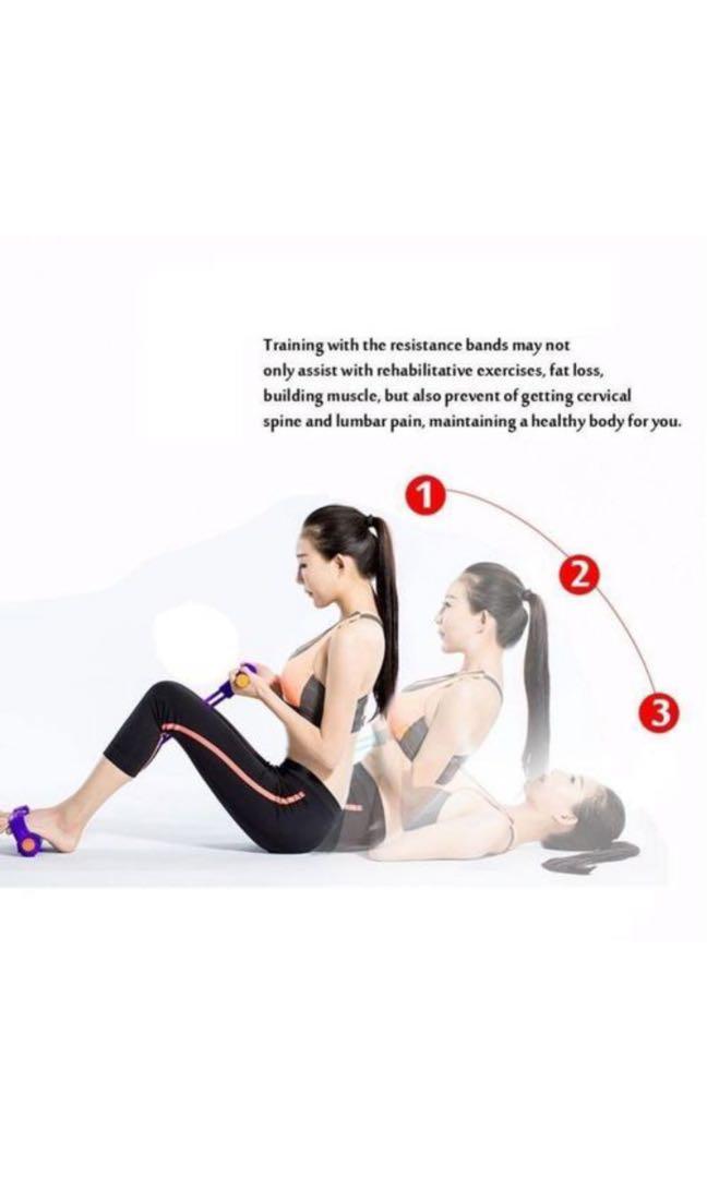 Foot pedal pull new arrivals rope resistance exercise