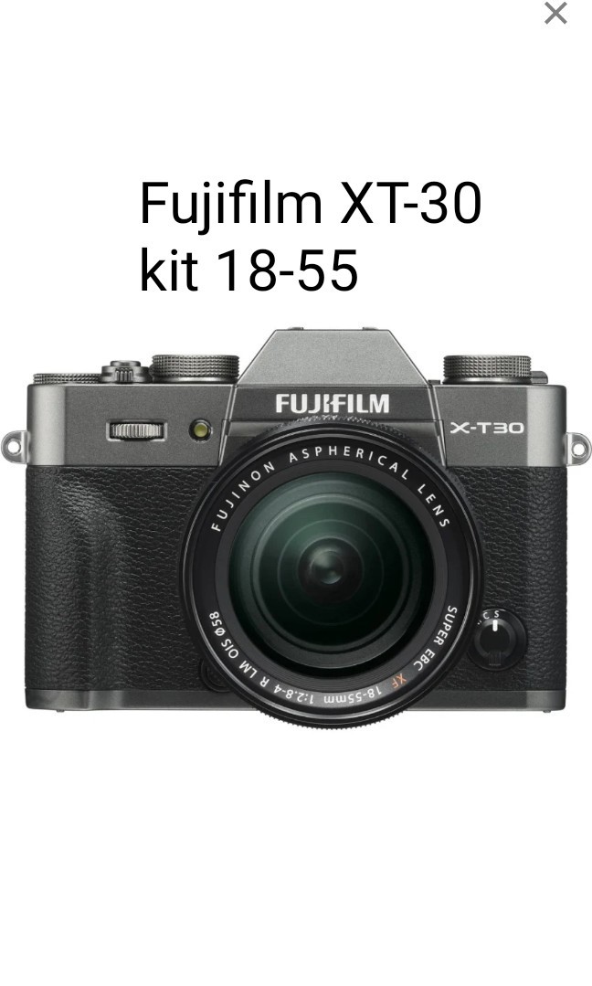Fuji Xt30 Charcoal With 18 55mm Lens Charcoal Silver Photography Cameras Mirrorless On Carousell