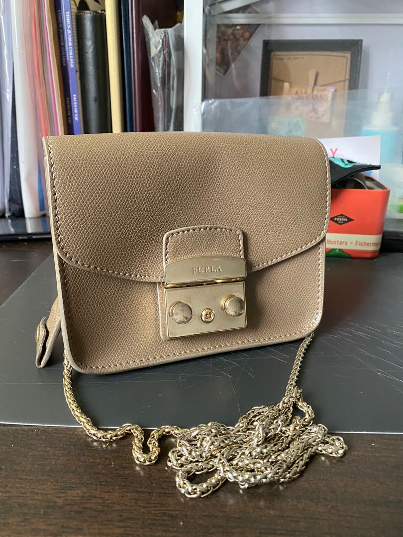Furla taupe on sale