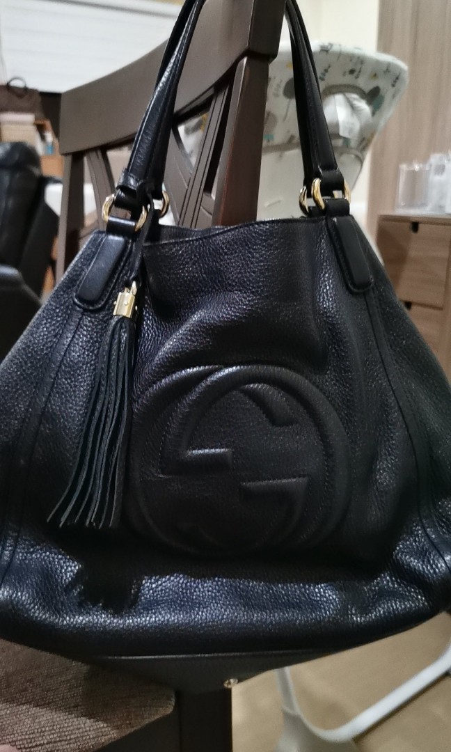 gucci soho large leather bag