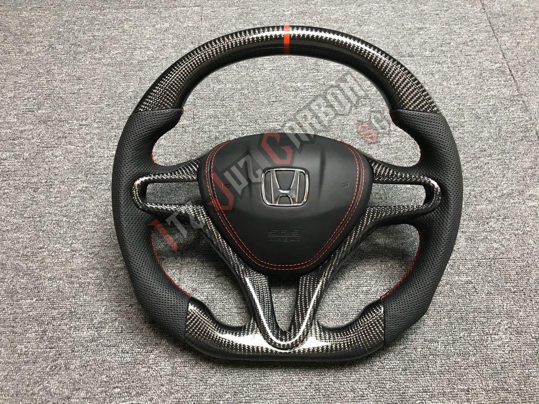 Honda Stream Carbon fibre Steering wheel Car Accessories