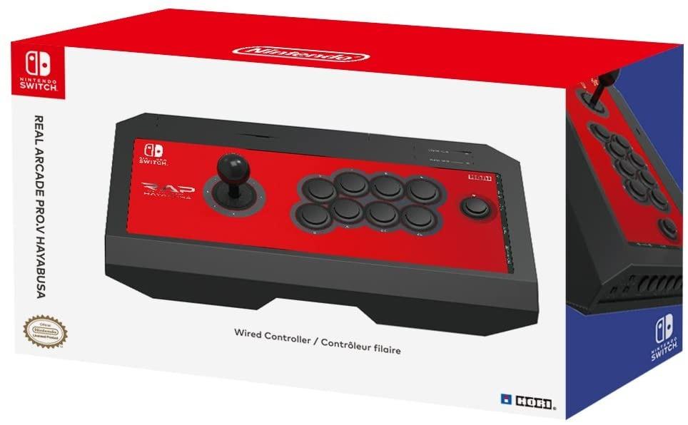 HORI Real Arcade Pro V Hayabusa Fight Stick (Switch), Video Gaming ...