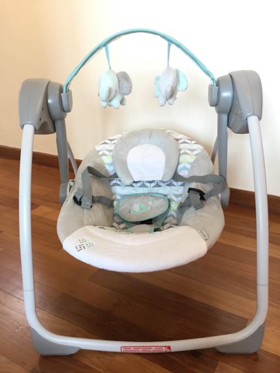 ingenuity jungle journey portable swing