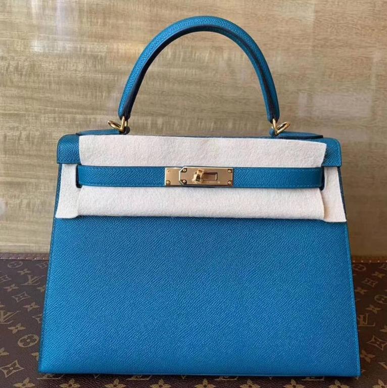 Hermes Kelly 28 Casaque Veau Epsom, Luxury, Bags & Wallets on Carousell