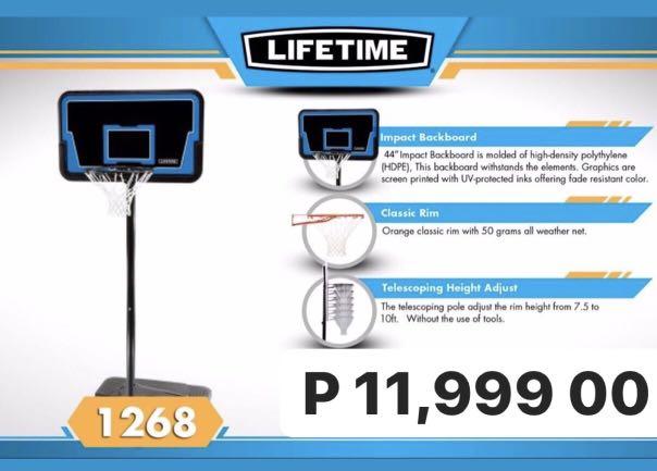 Lifetime Portables Basketball Hoop System Sports Other Sports