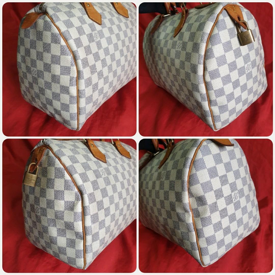 Men's Bag, Imla Shop - Louis Vuitton Damier Azur Speedy 30 Boston