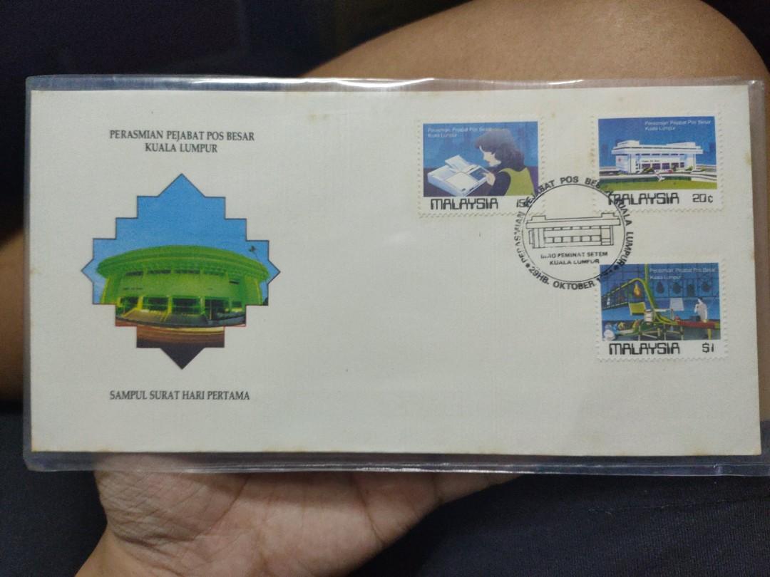 Malaysia 1984 Perasmian Pejabat Pos Besar Kuala Lumpur First Day Cover Antiques Stamps On Carousell