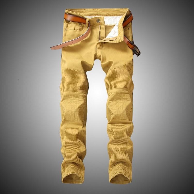 yellow bd jeans