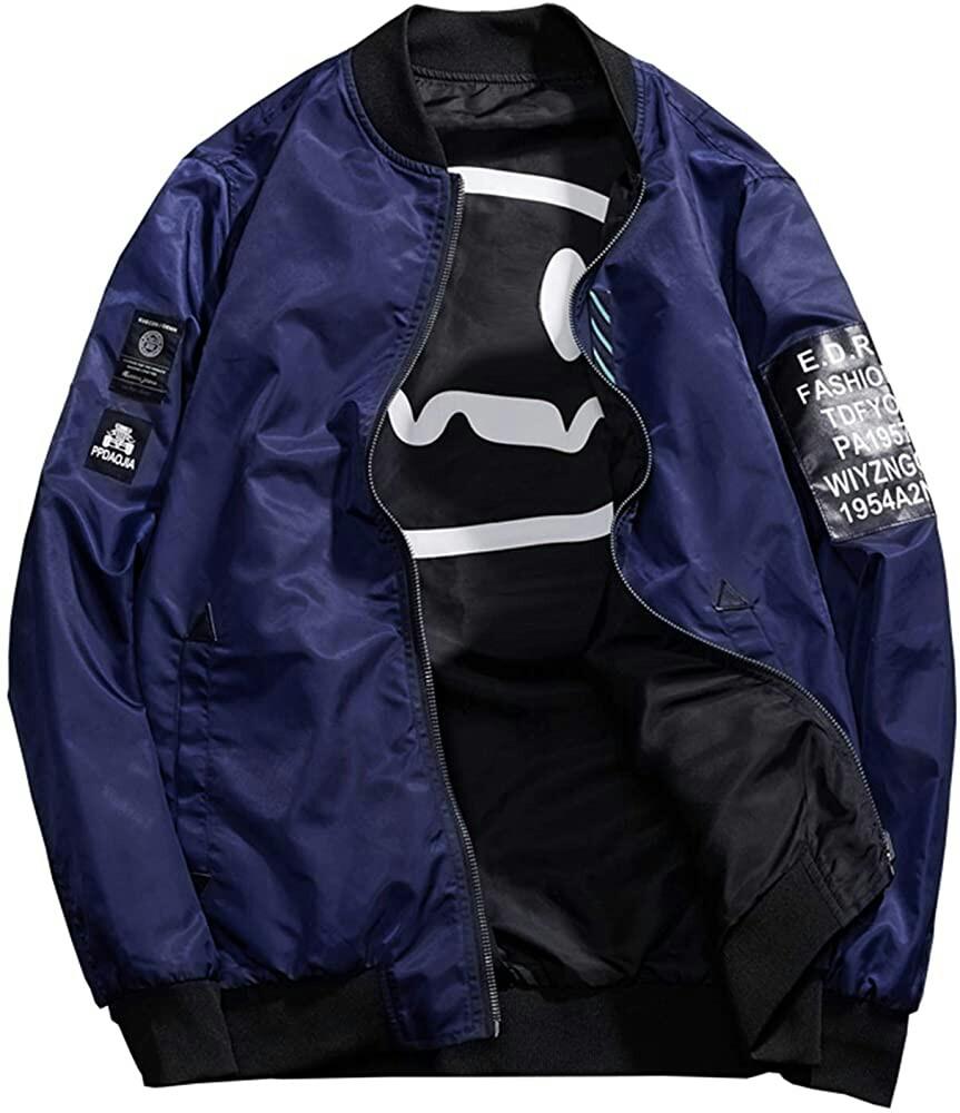Smiley reversible bomber jacket discount