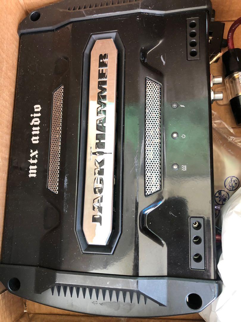 MTX Jackhammer Series 600W Amplifier, Car Accessories, Accessories on