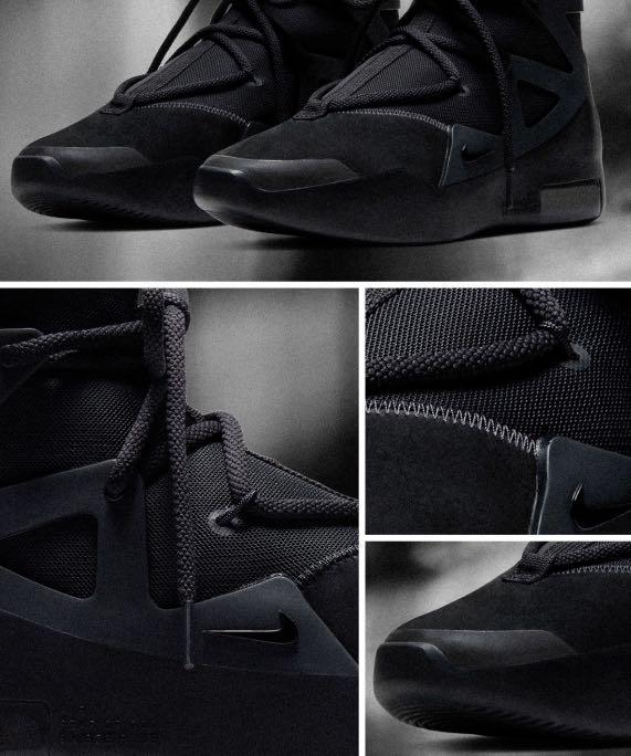 Nike Air Fear of God 1 Triple Black US6 US11 stockX
