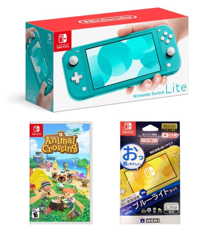 Nintendo Switch Lite Turquoise Bundle Brand New Video Gaming