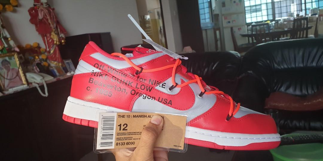 off white shoes black red blue yellow