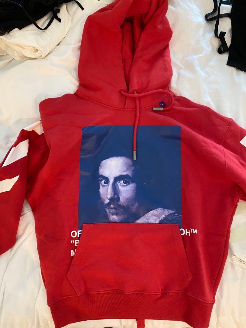 Red diagonal bernini over 2024 hoodie