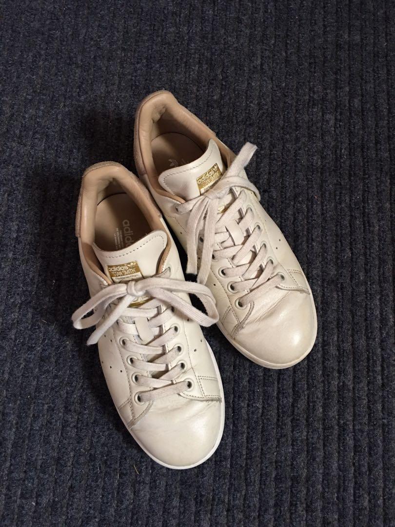 Original Adidas Stan Smith (Dirty White), Women's Fashion, Footwear, on Carousell