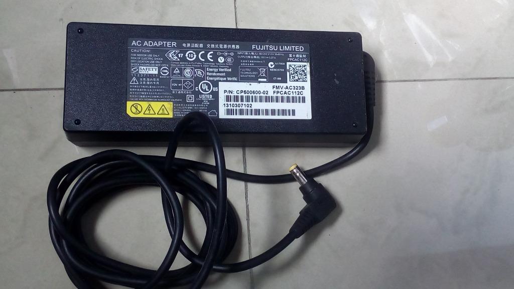 Original Fujitsu Adapter-Charger (Category: Chargers) located in Cainta. Submitted by sannypasc (Listing ID 1003865368, Image 1). Description: Original Fujitsu Adaptor-Charger Input: 100-240 Volts 2Amp 50/60Hz (Autovolt) Output: 19 Volts DC – 5.27 Amperes Power cord included. No issue. Good working conditions. Price is negotiable. Pick up via Lalamove, Grab, Toktok, Speedy & etc Mode of payment: Rider abono or Bank accnt. Please text my Globe mob