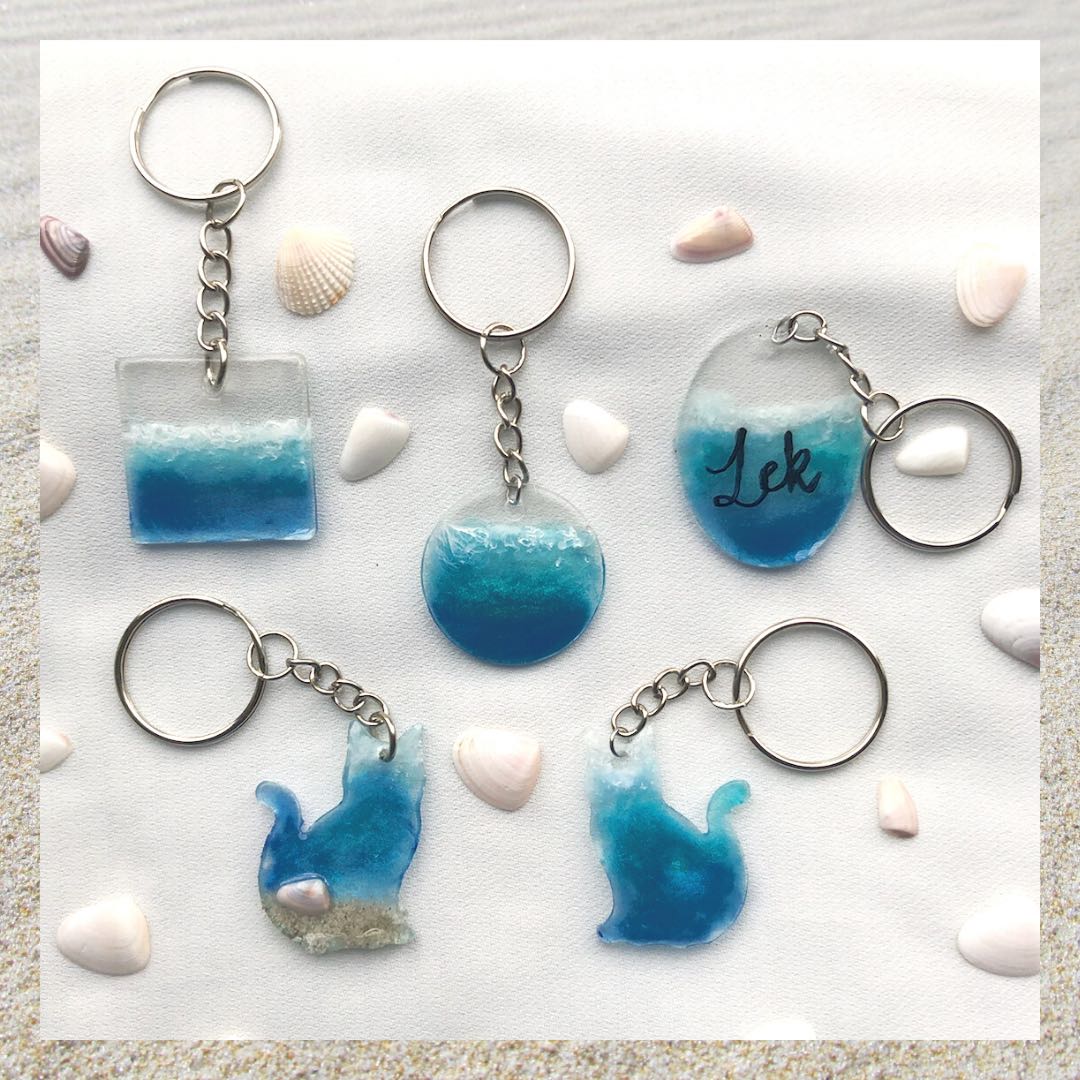 Ocean keychain on sale