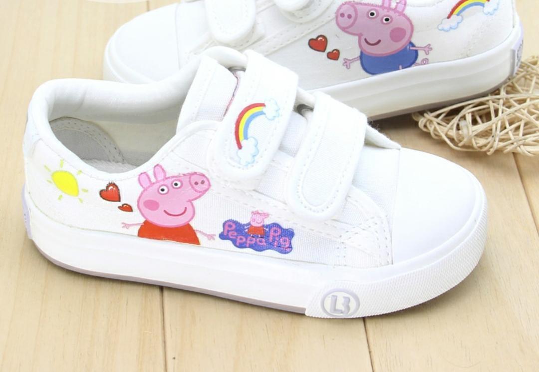 PO] Peppa Pig Canvas Shoes, Luxury 
