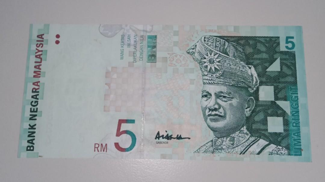 Rm5 Lima Ringgit Antiques Currency On Carousell