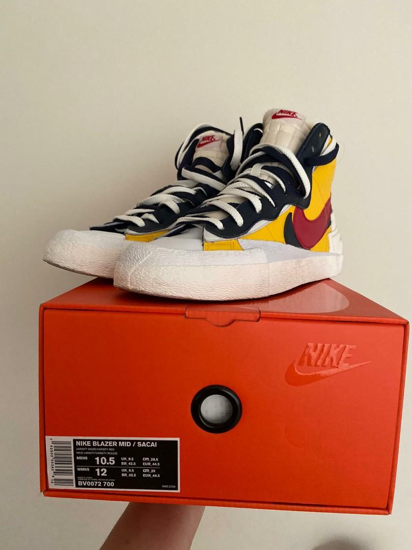 Sacai x Nike Blazer Mid Snow Beach UK9.5/ US10.5, Men