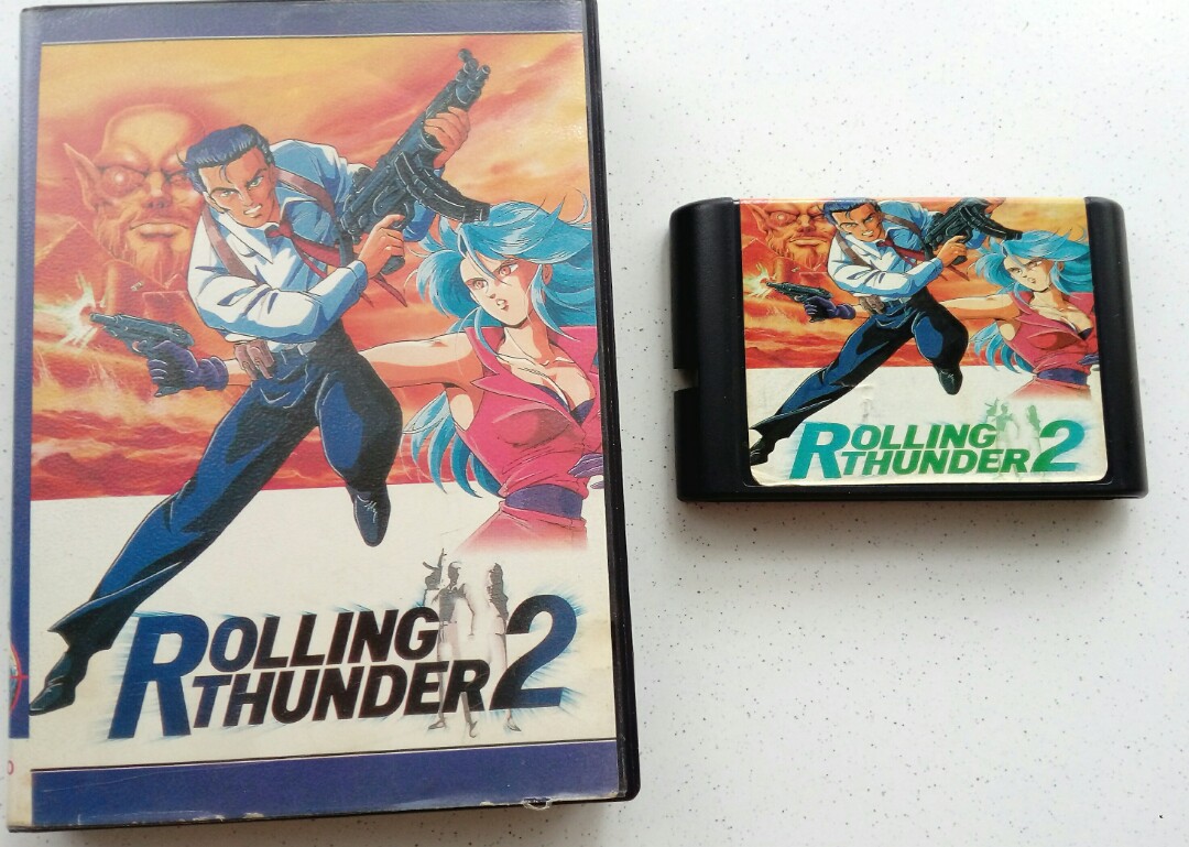 Rolling Thunder 2 Sur Mega Drive – Complet Et Excellent état