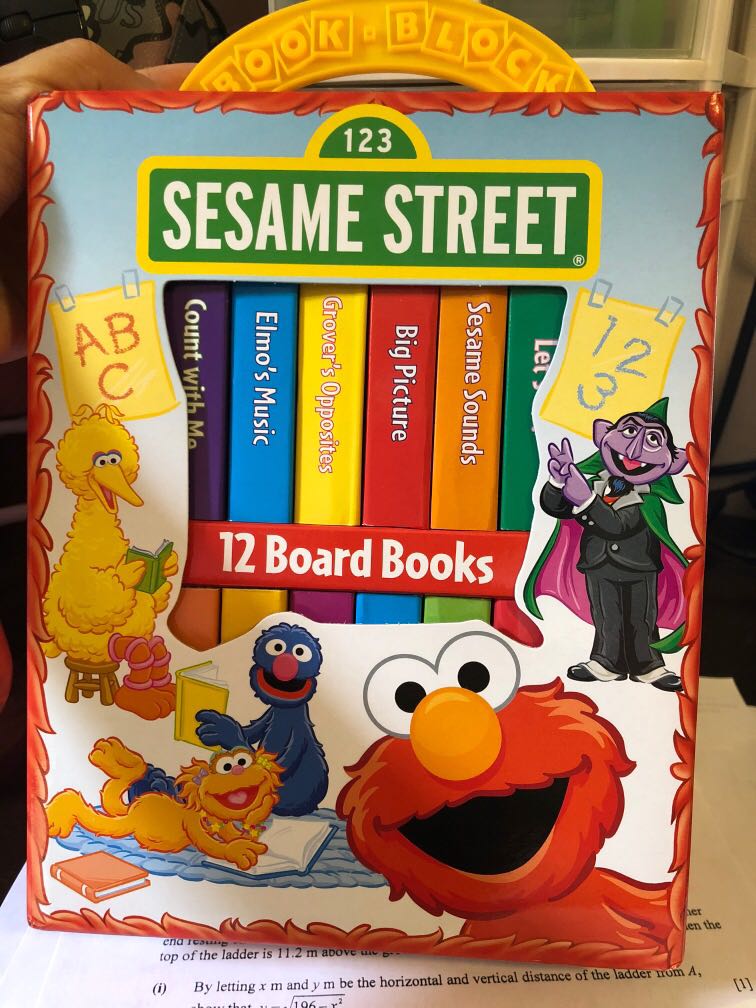 Sesame Street my first library board book, Hobbies & Toys, Books ...
