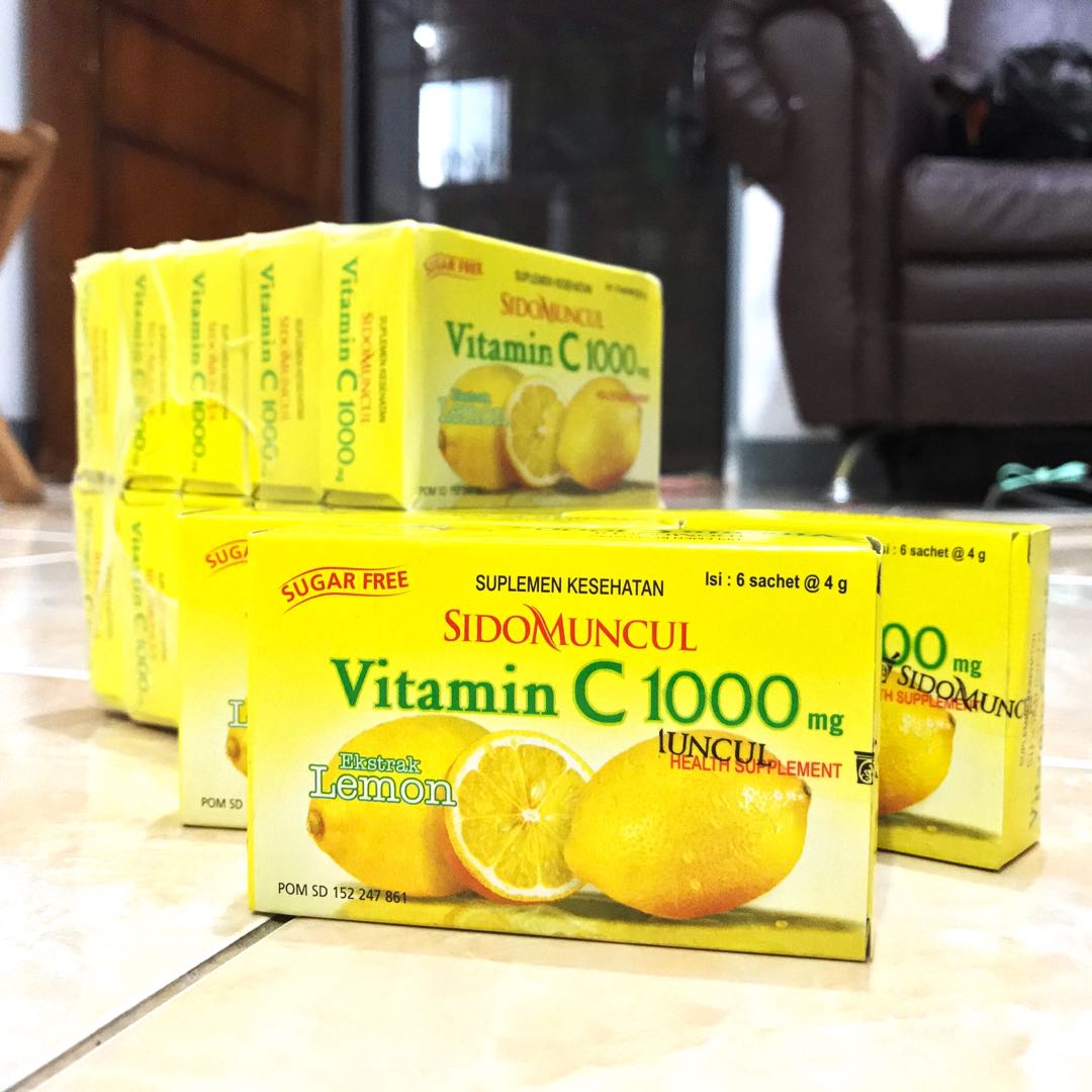 Sido Muncul Vitamin C 1000 Box Makanan Minuman Minuman Tidak Beralkohol Di Carousell Sido Muncul Vitamin C 1000 Box Makanan Minuman Minuman Tidak Beralkohol Di Carousell