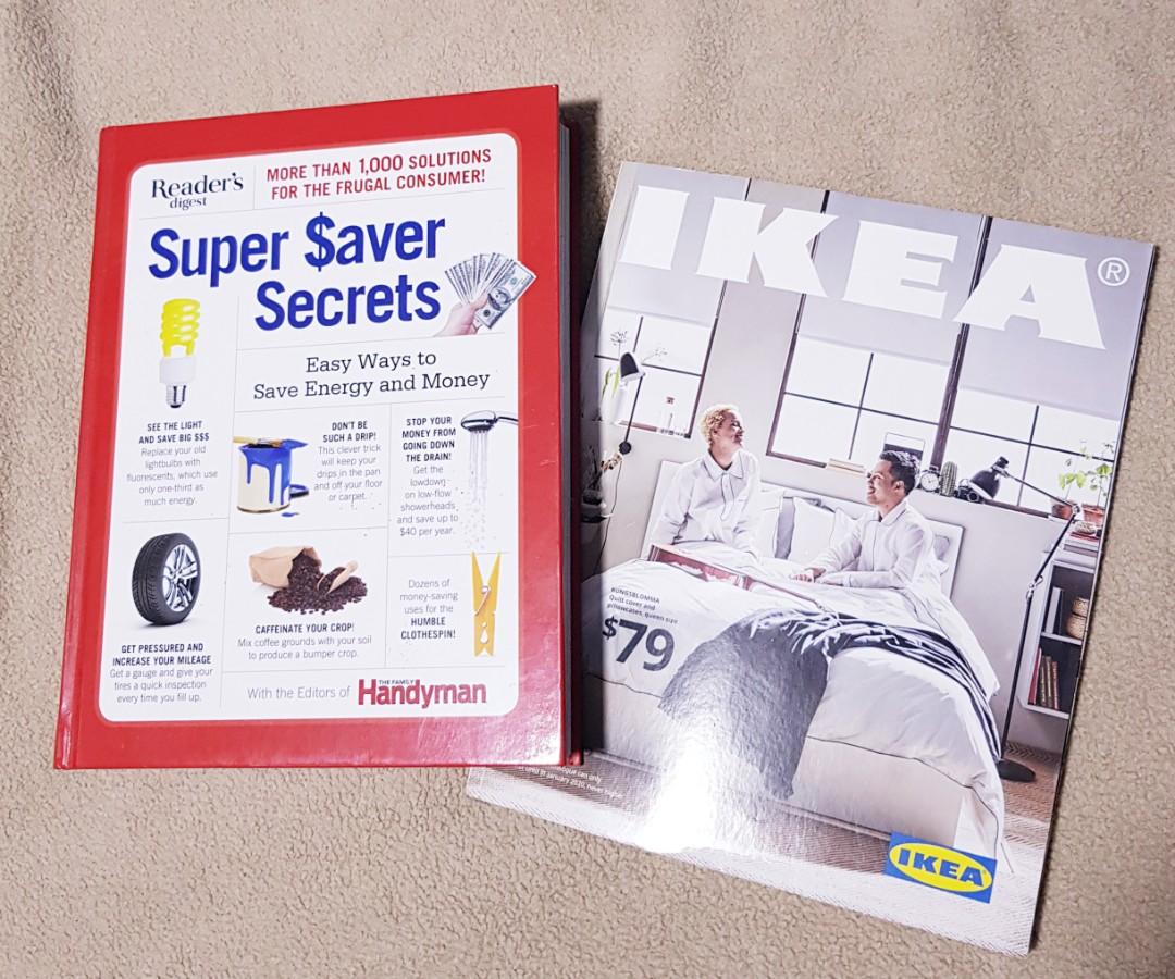 Super Saver Secrets FREE 2020 Ikea mag (Category: Magazines) located in Manila. Submitted by celonessentials (Listing ID 1003938827, Image 1). Description: Reader's Digest Super Saver Secrets FREE IKEA Catalog never get to read it but no more plastic Bought it for P1,000.