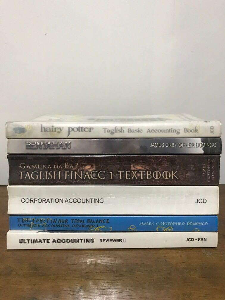 Taglish Accounting Books ( hairy potter, bentahan, game ka na ba